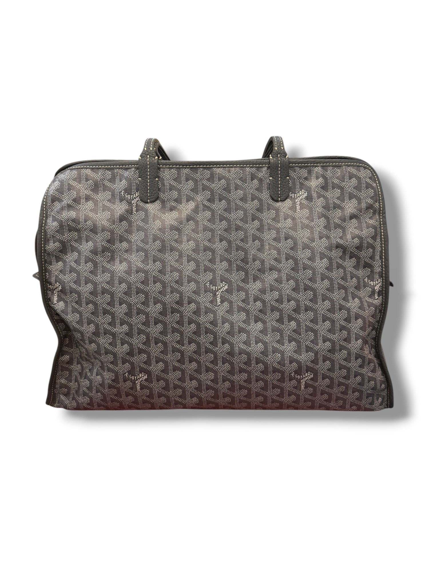 Goyard - Sac à chien toile gris