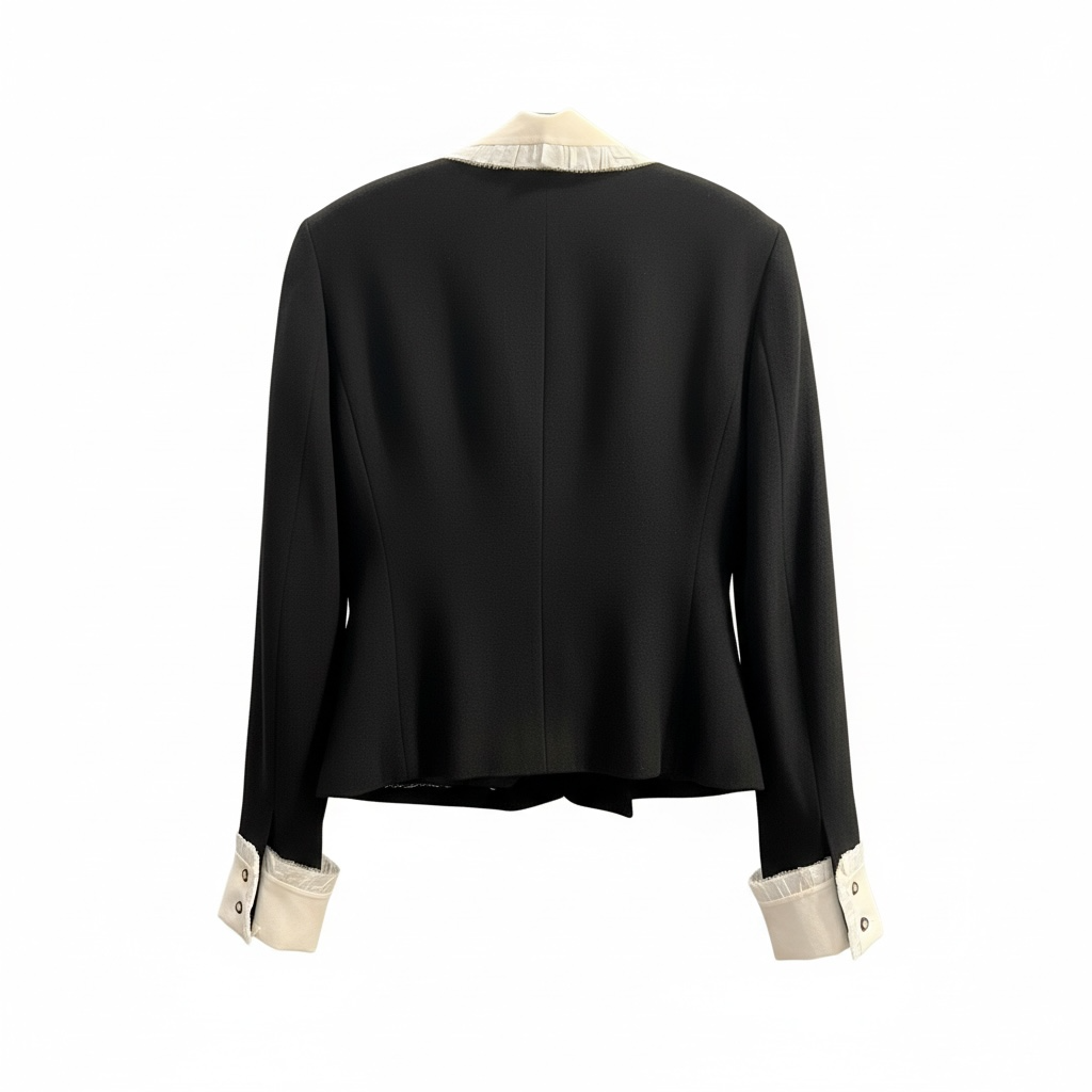 Chanel - Veste laine et soie t.38