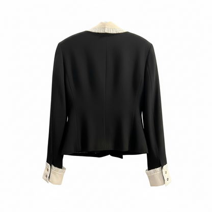 Chanel - Veste laine et soie t.38