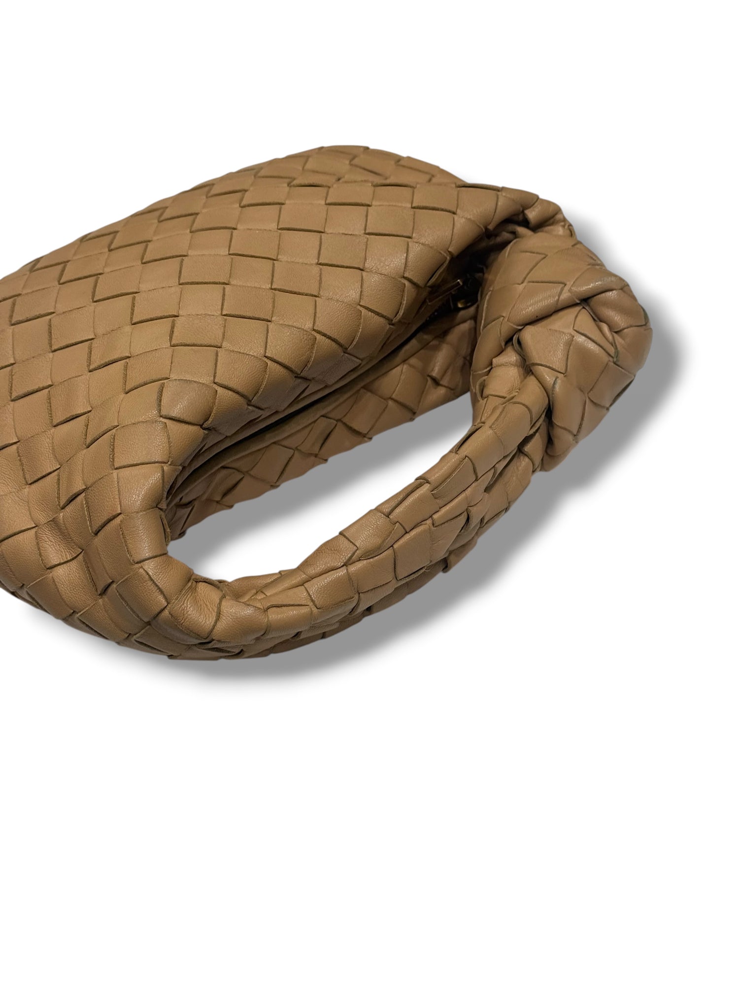 Bottega Veneta - Sac à main mini Jodie beige