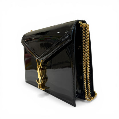 Yves Saint Laurent - Sac en cuir vernis noir