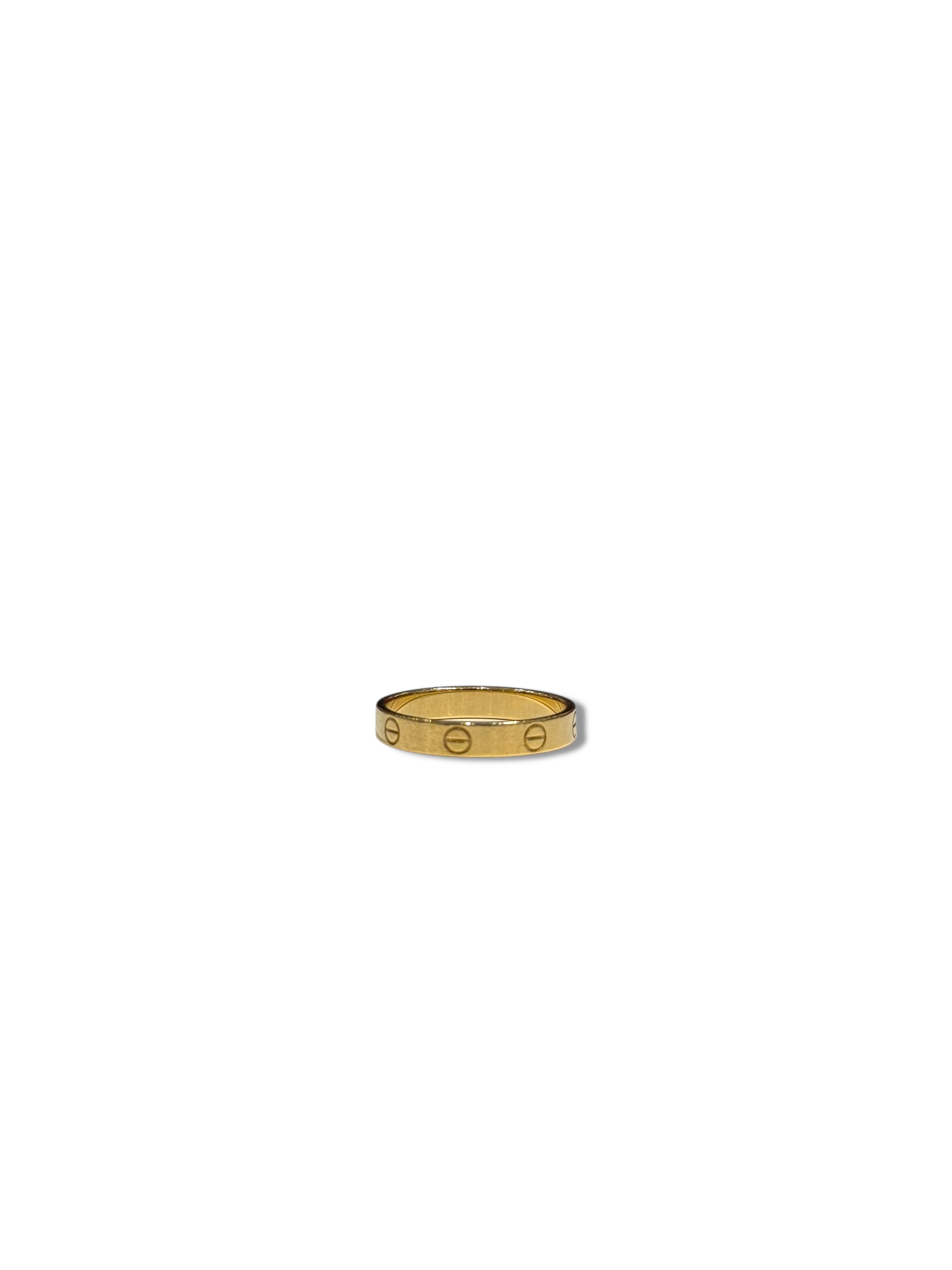 Cartier - Bague Love Petit Modèle T.59 or Jaune | Les Folies d’Eugénie
