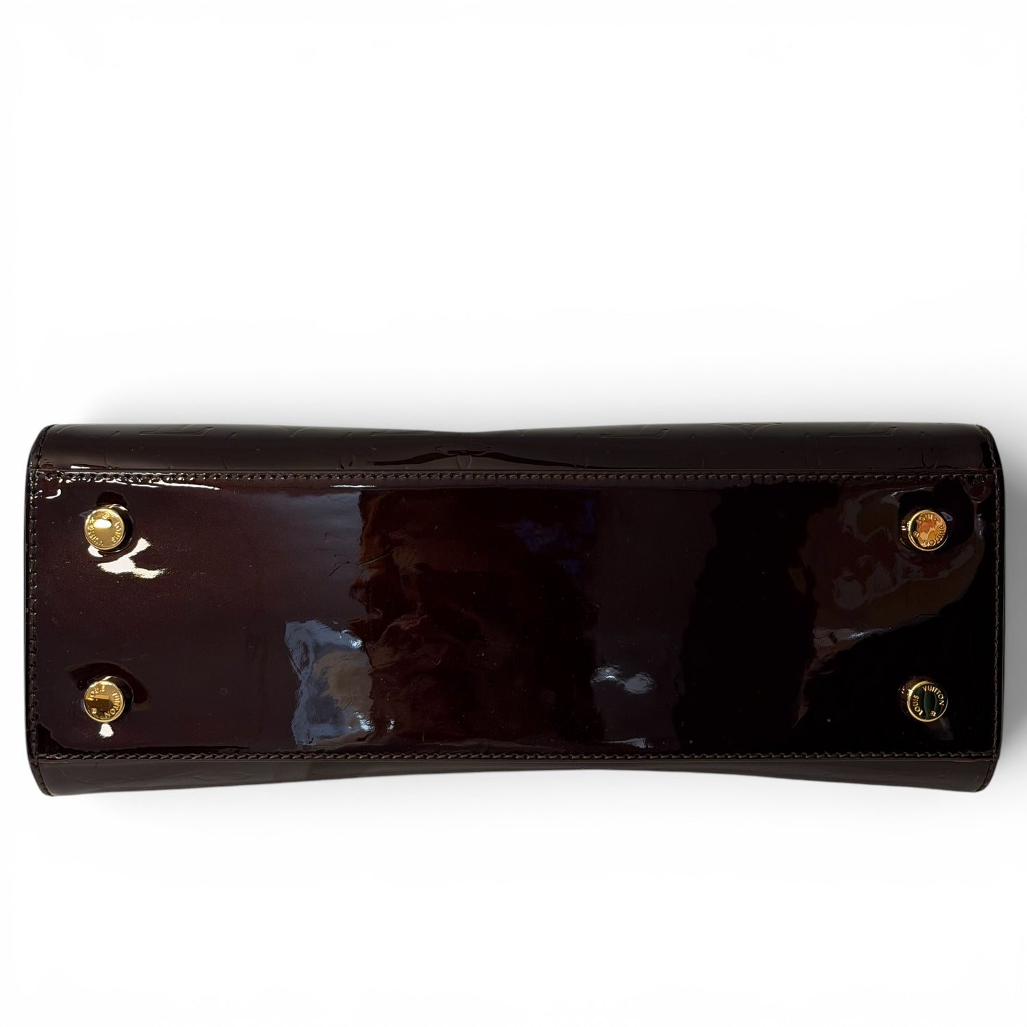 Louis Vuitton - Sac Brea amarante vernis MM