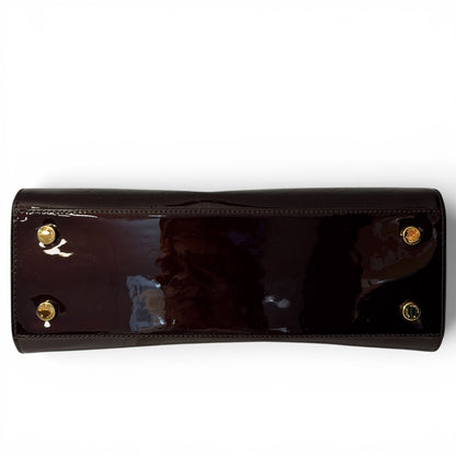 Louis Vuitton - Sac Brea amarante vernis MM