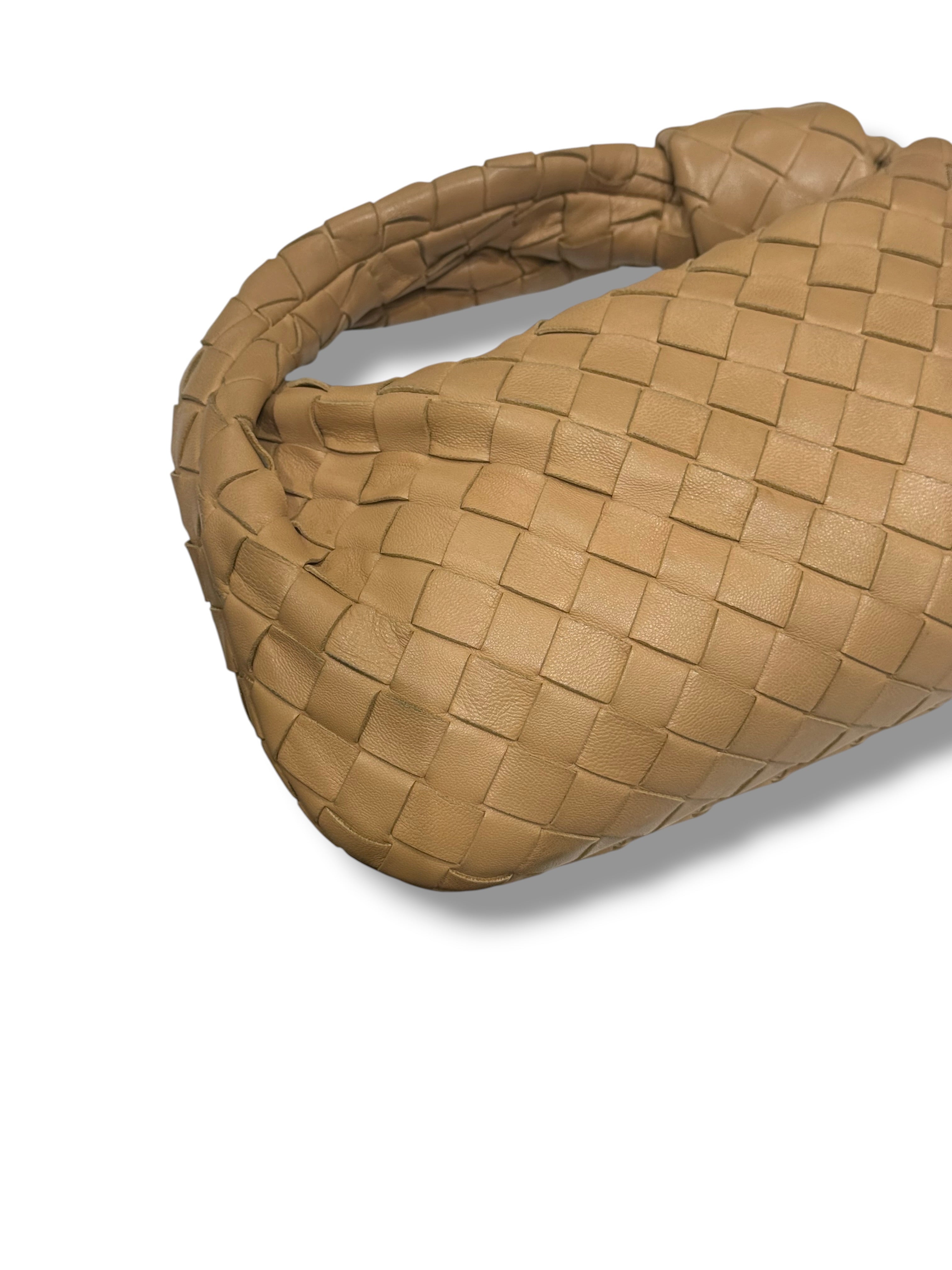 Bottega Veneta - Sac à main mini Jodie beige