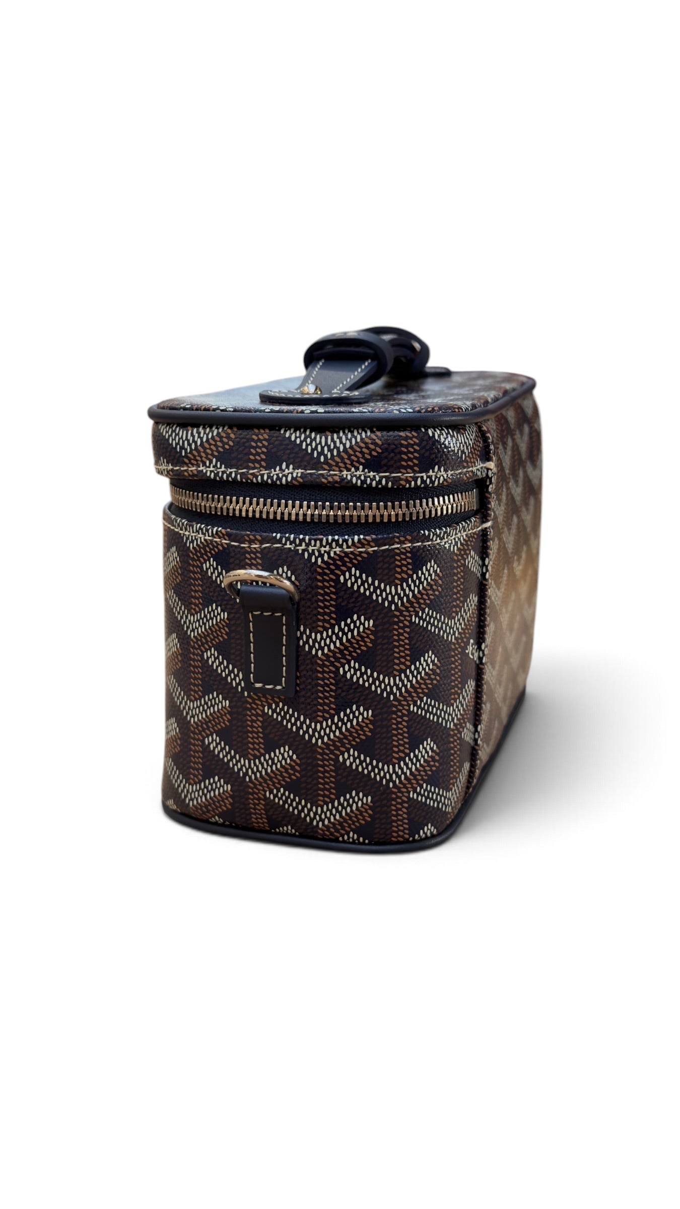 Goyard - Mini vanity toile jacquard bleu