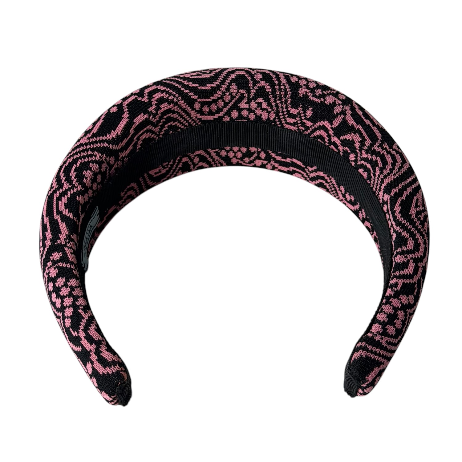 Prada - Serre tête rose et noir
