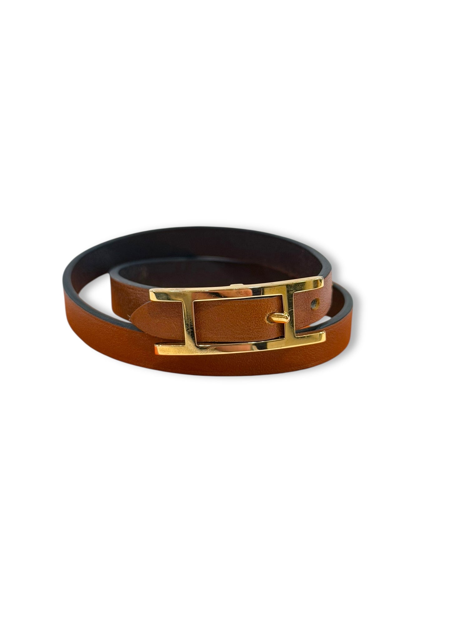 Hermès - Bracelet Behapi double tour T.2