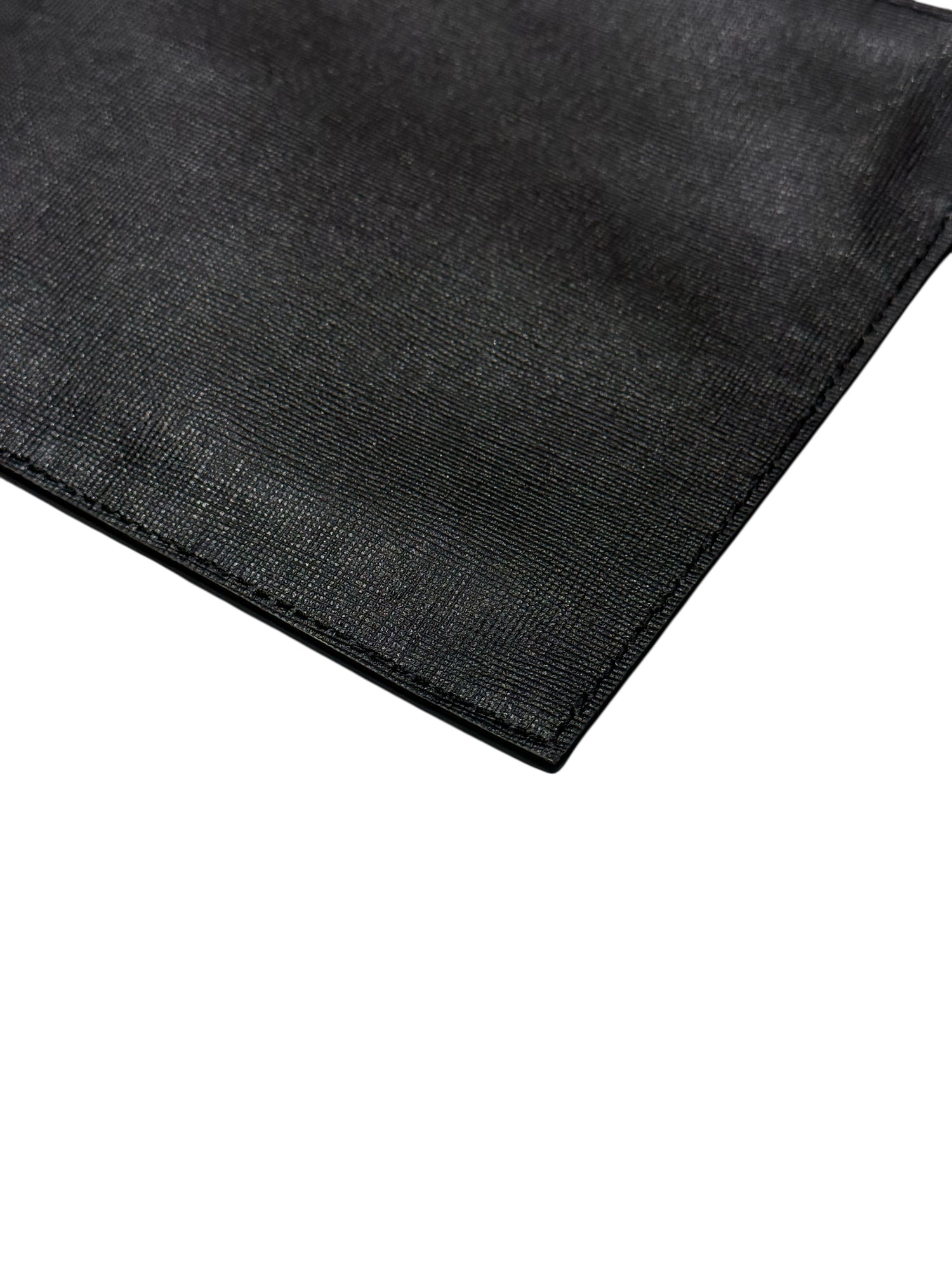 Versace - Pochette médusa cuir noir