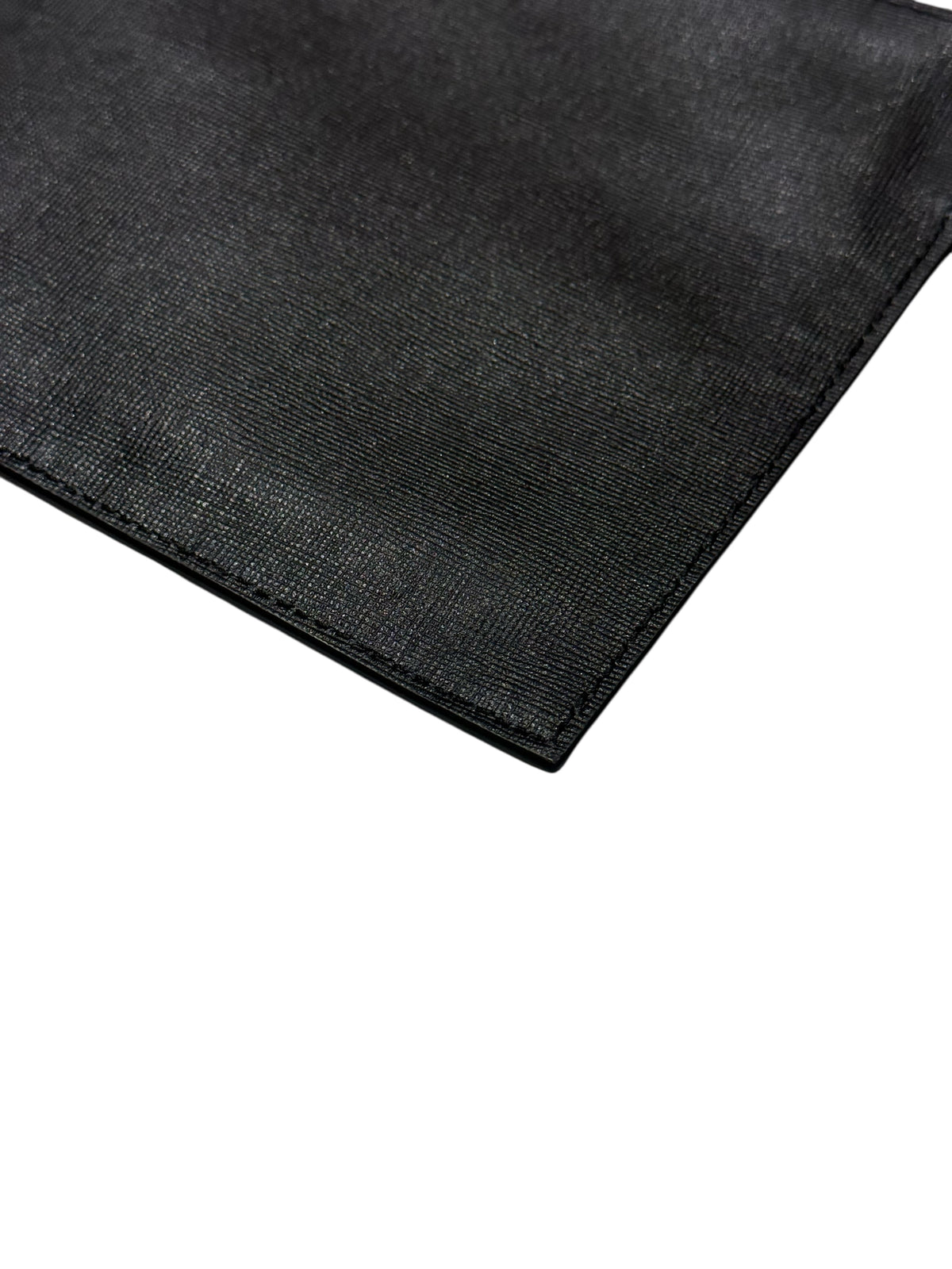 Versace Pochette Médusa Cuir Noir  | Les Folies d’Eugénie