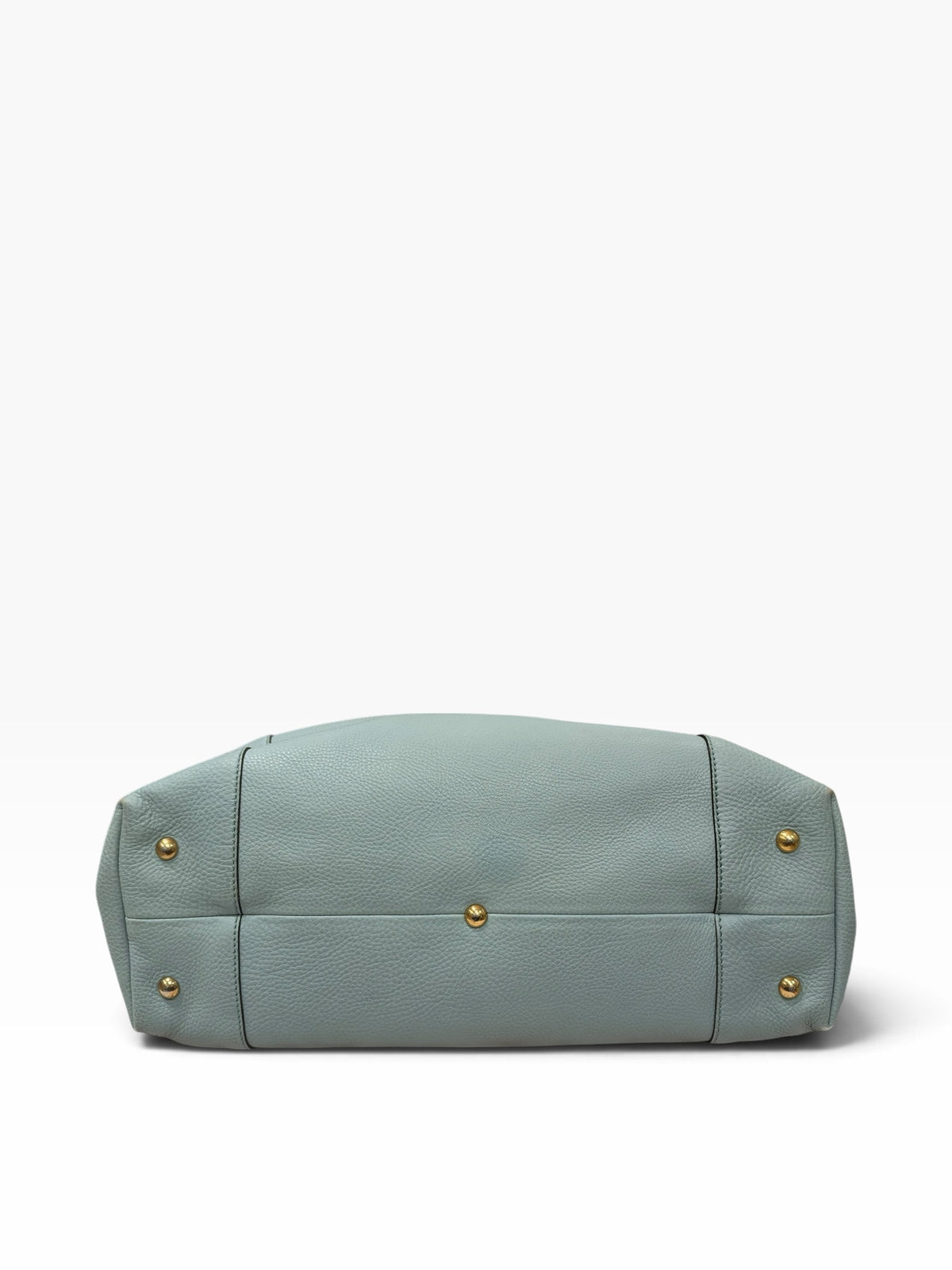 Gucci - Borsa tote in pelle martellata verde chiaro