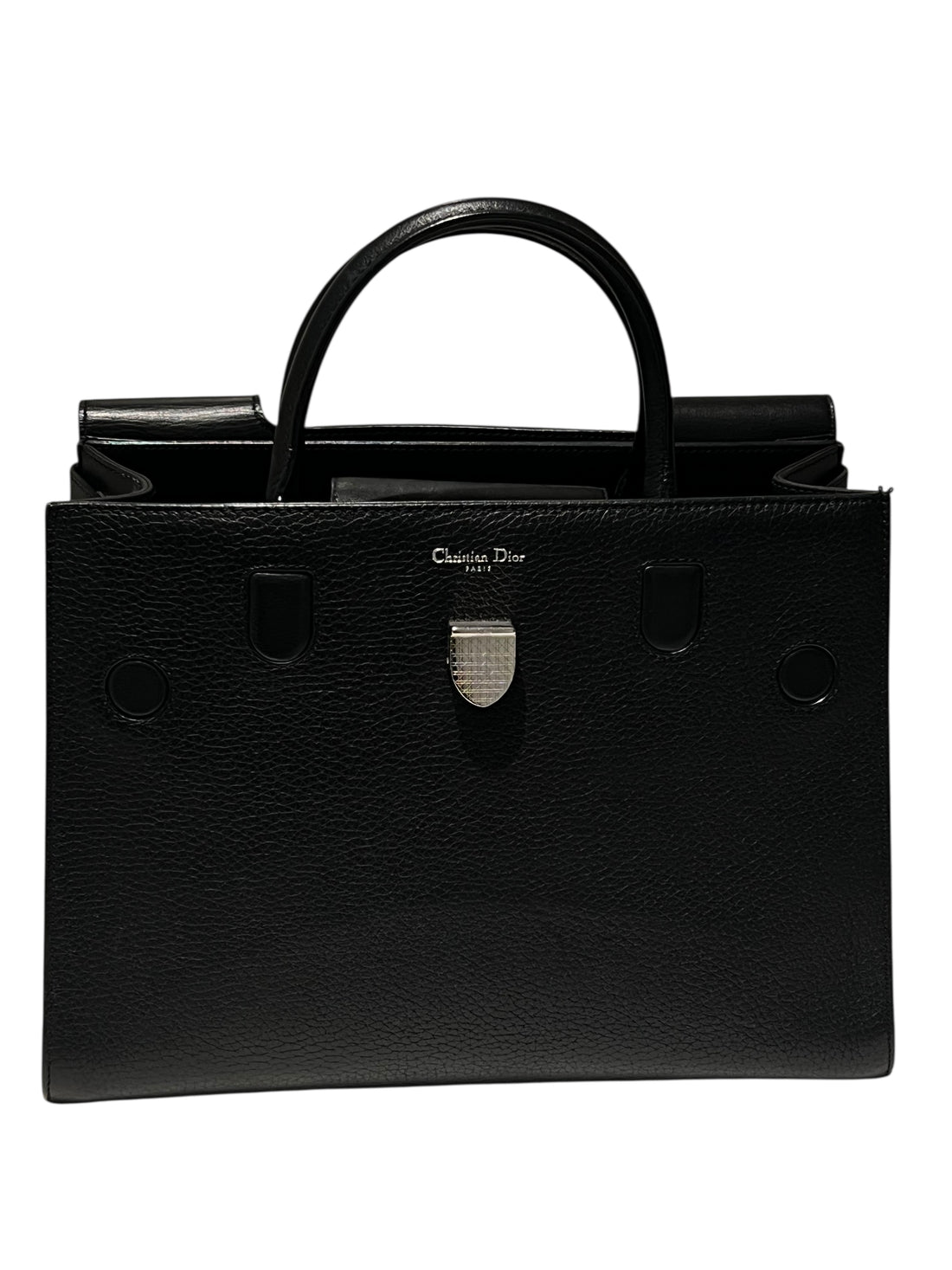 Dior - sac Diorever cuir noir GM