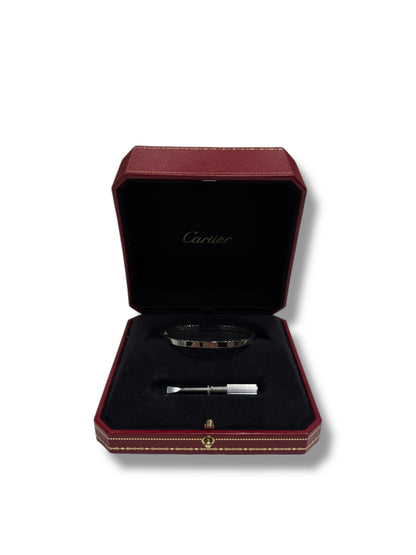 Cartier - Bracelet Love PM or blanc T17