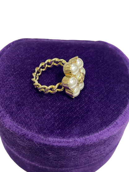 Gucci - bague perles T52