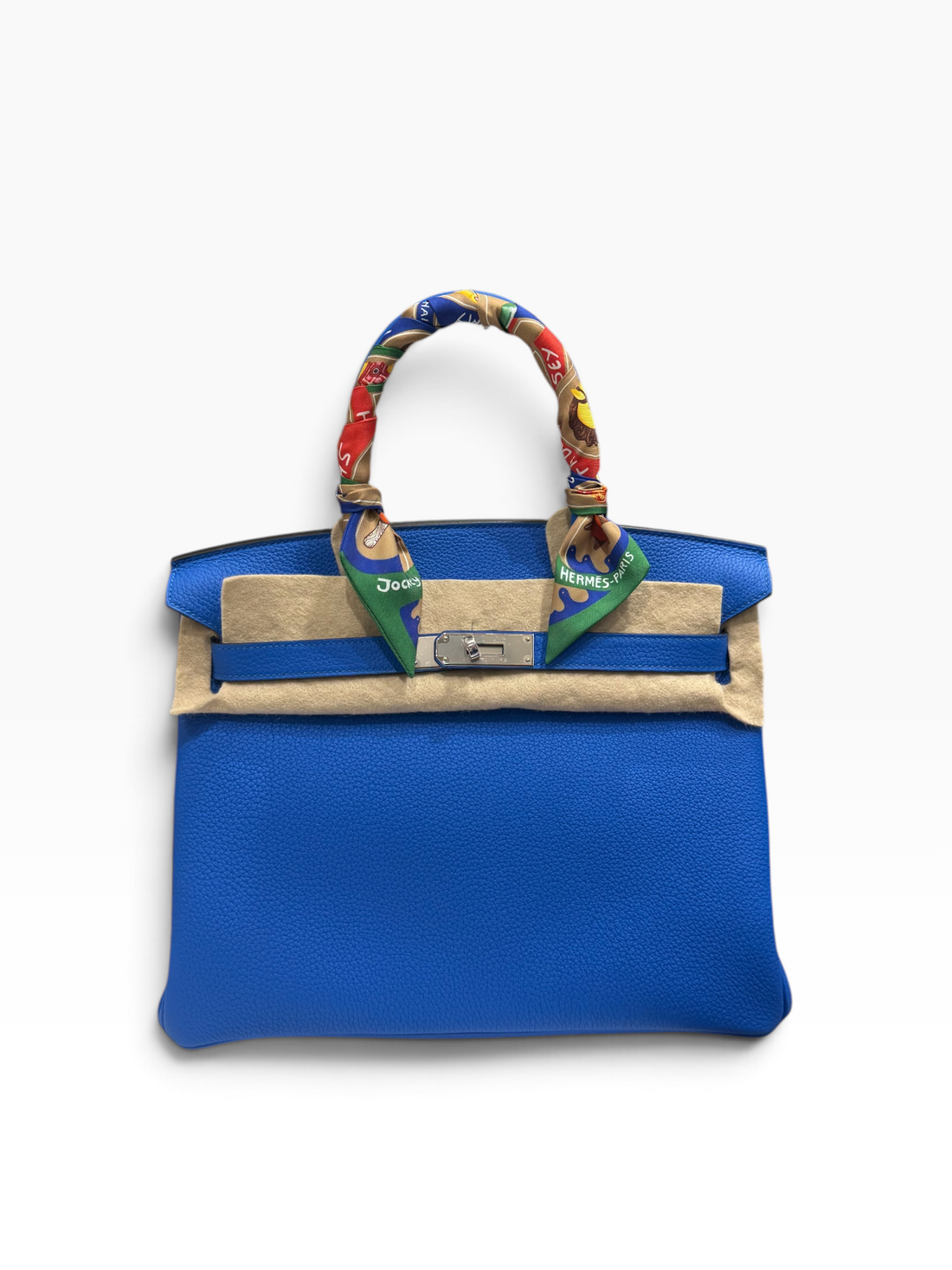 Hermès - Sac Birkin 30 Bleu Hydra PHW