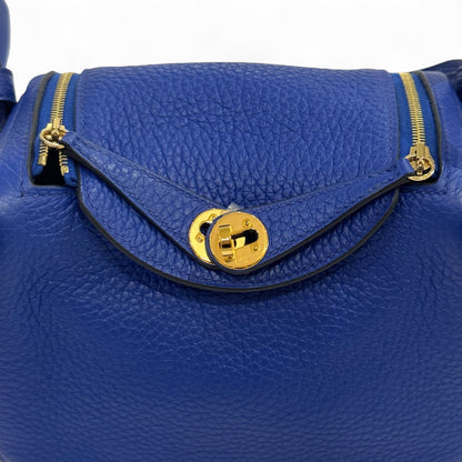 Hermès - Mini Lindy bleu royale
