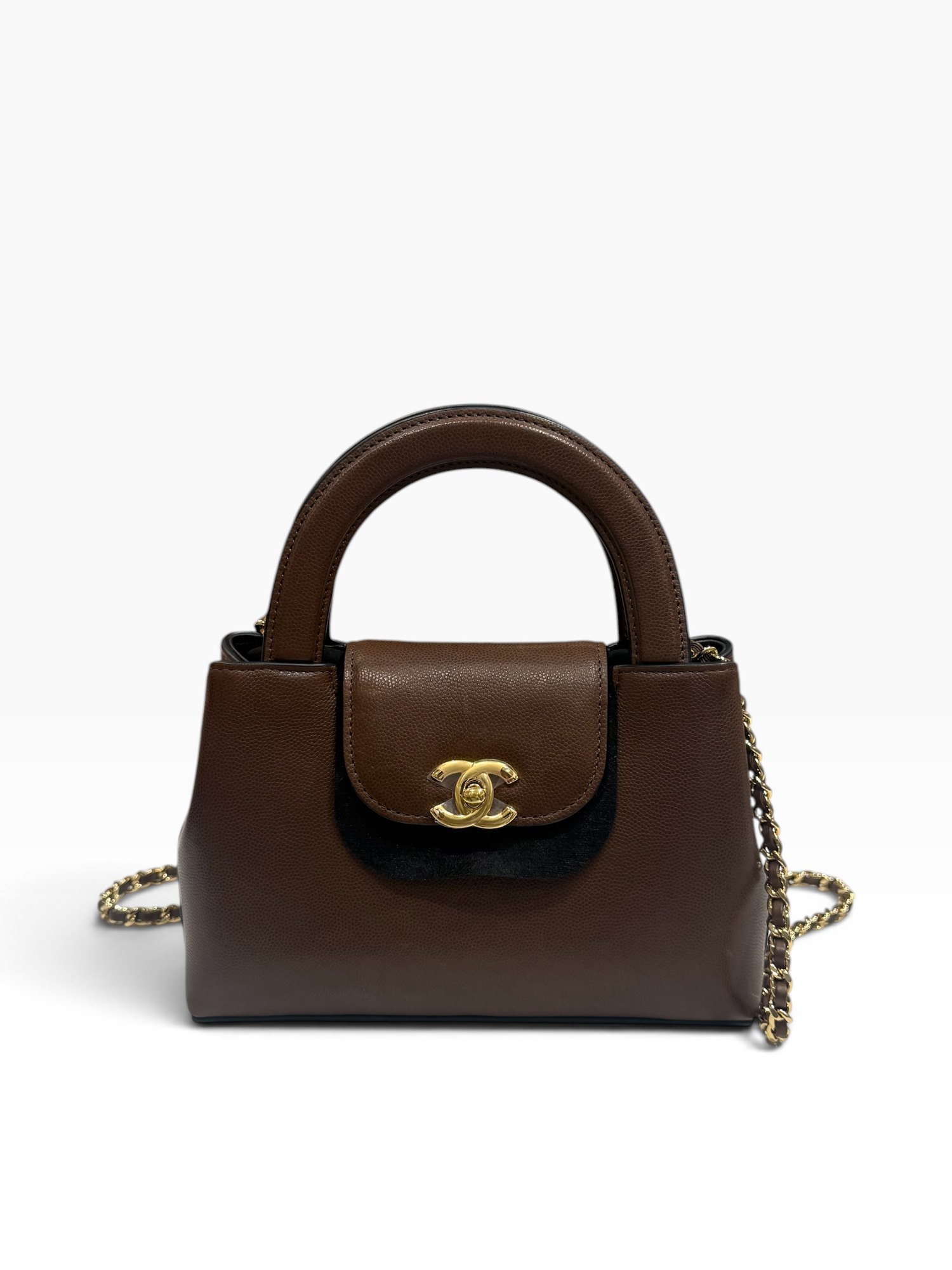 Chanel - Sac Kelly petit shopping édition en cuir Barenia