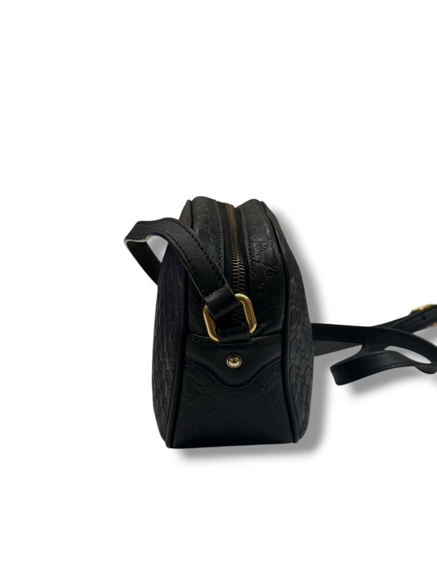 Gucci - Sac mini caméra monogramme noir