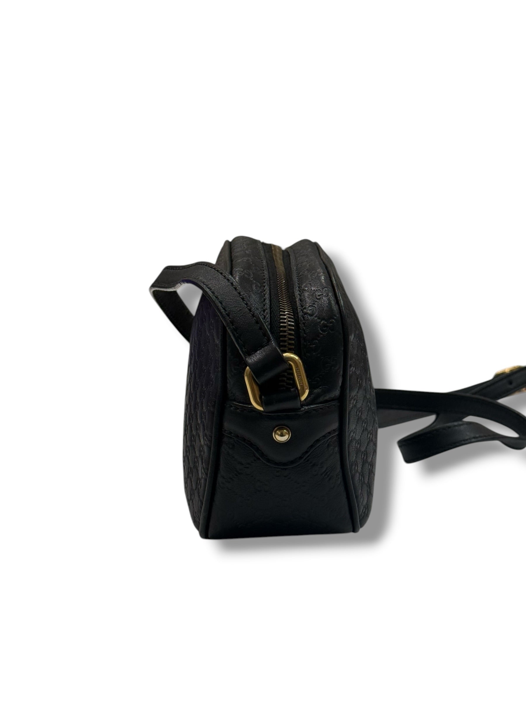 Gucci - Sac mini caméra monogramme noir
