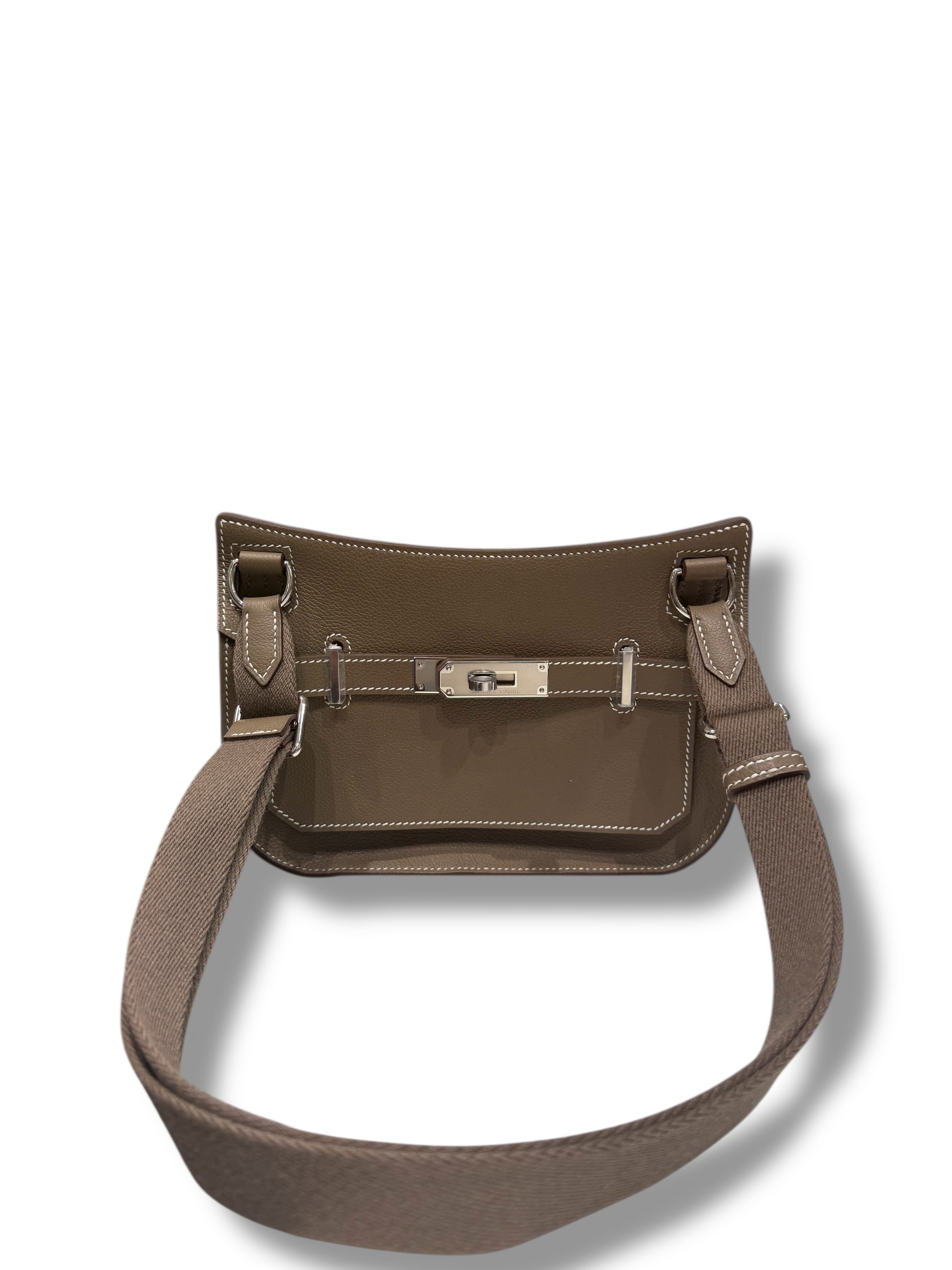 Hermès - Sac Mini Jypsiere 20 Étoupe