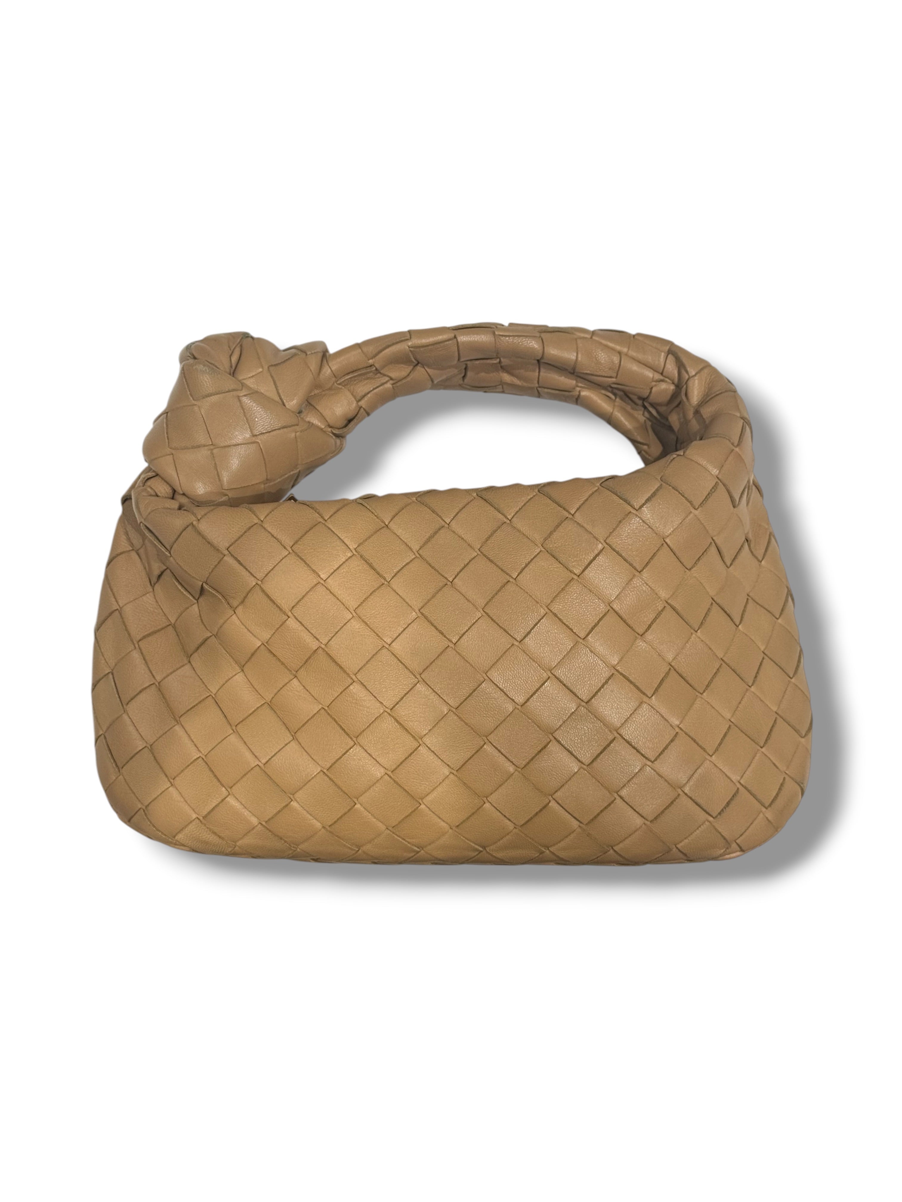 Bottega Veneta - Sac à main mini Jodie beige