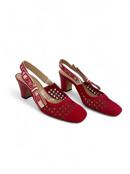 Dior - Slingback Cannage t.37 1/2