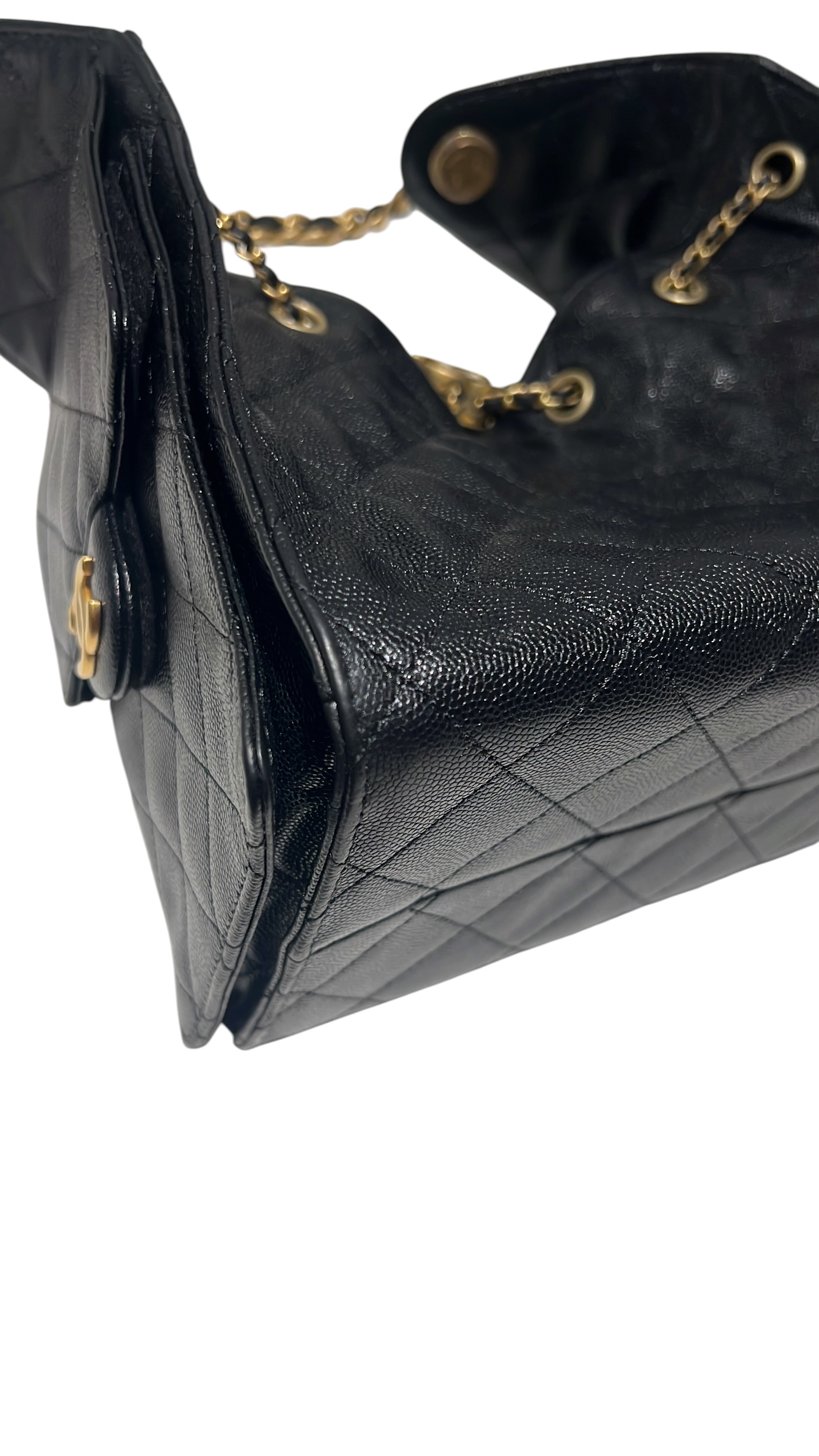 Chanel - sac 25 small cuir noir