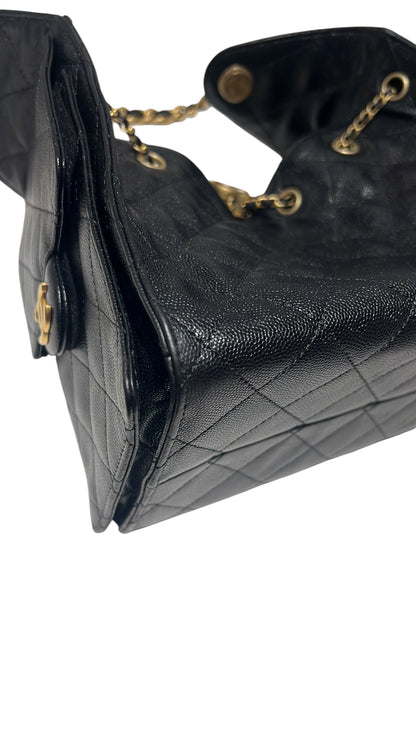 Chanel - sac 25 small cuir noir