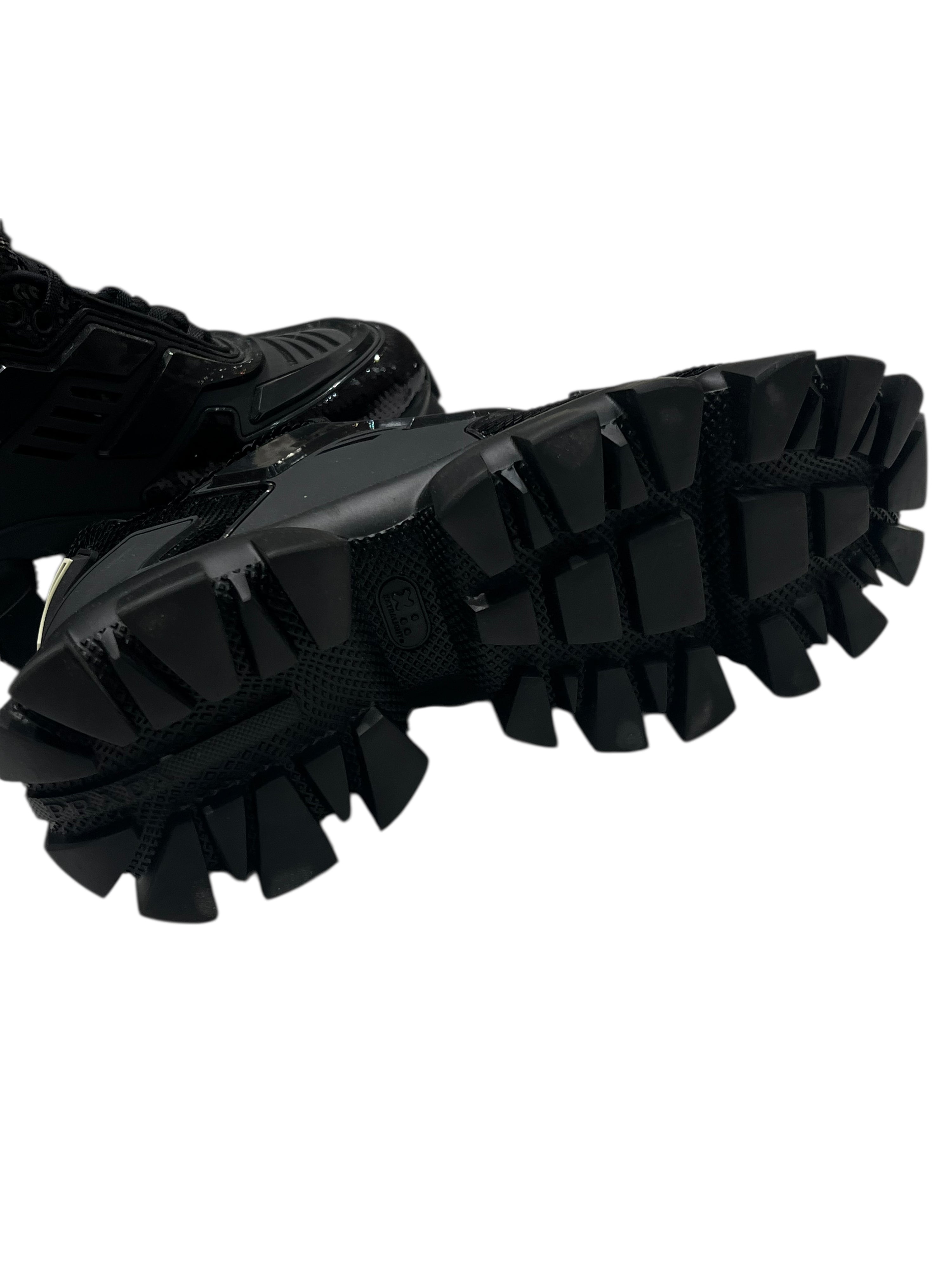 Prada - Black sequin Cloudbust Thunder sneakers size 40
