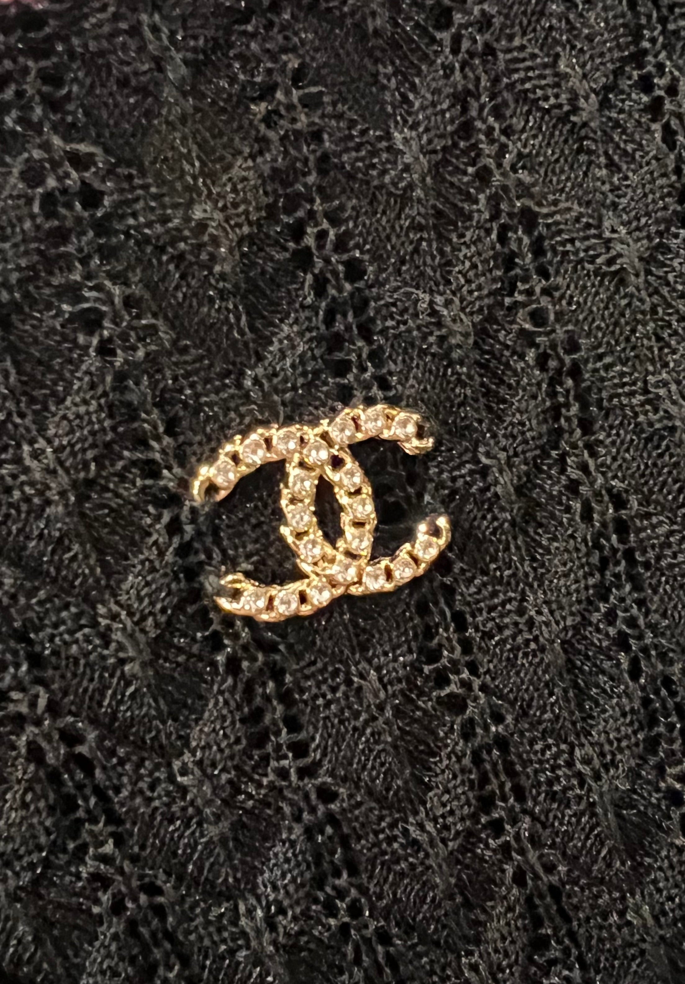 Chanel - Tee-shirt maille manches courtes t.36