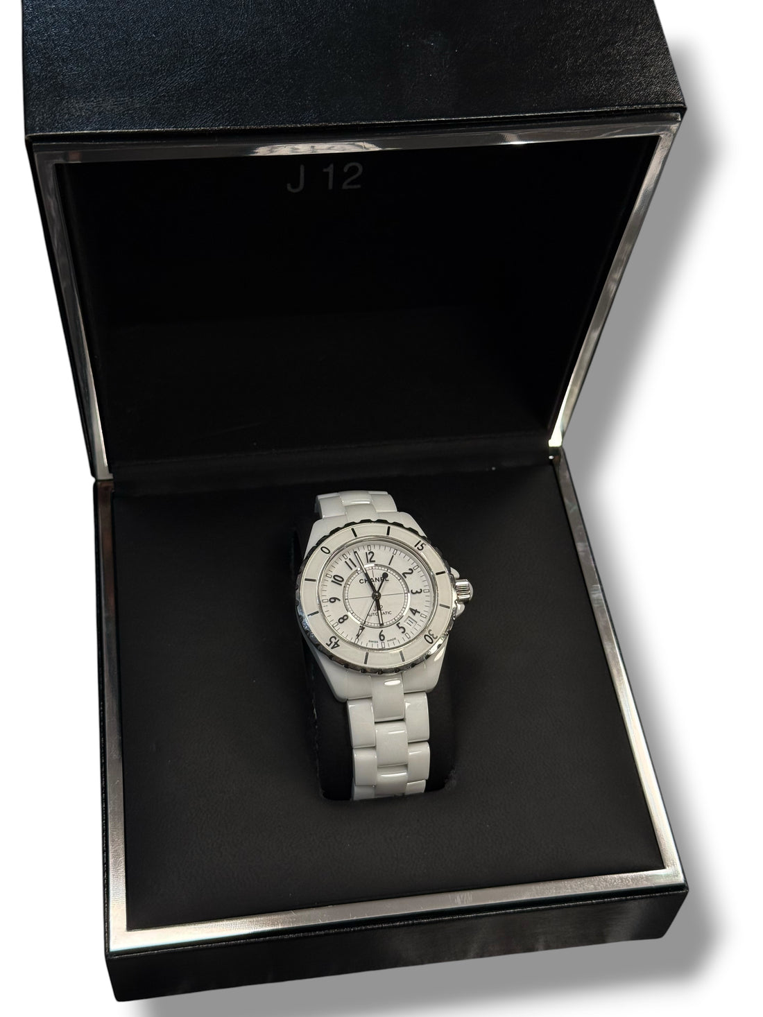 Chanel - Montre J12 Date 38mm Automatique céramique blanche
