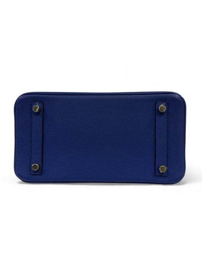 Hermès - Sac Birkin 25 bleu électrique