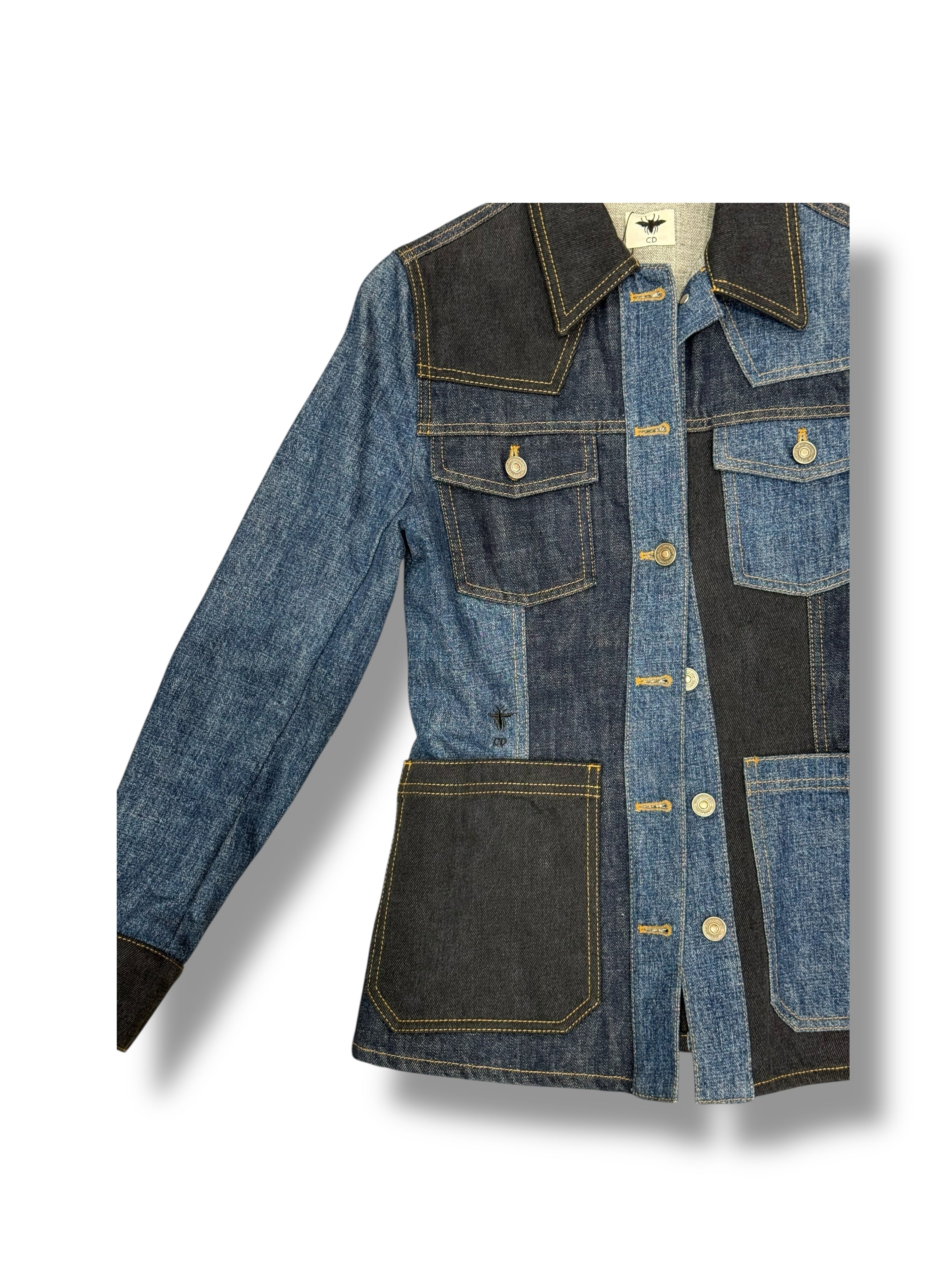 Dior - Veste denim structurée T36