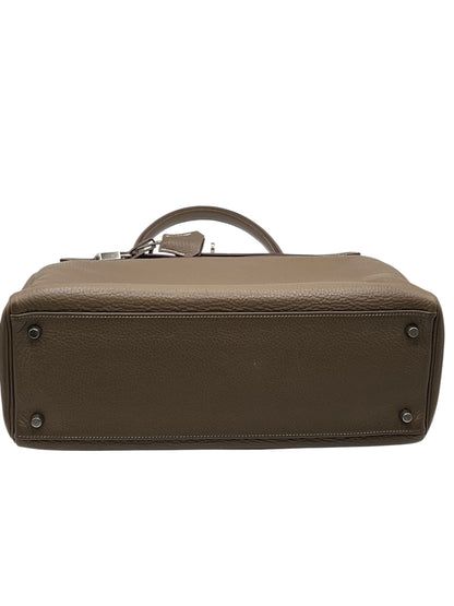 Hermès - sac Kelly 35 cuir Togo étoupe PHW