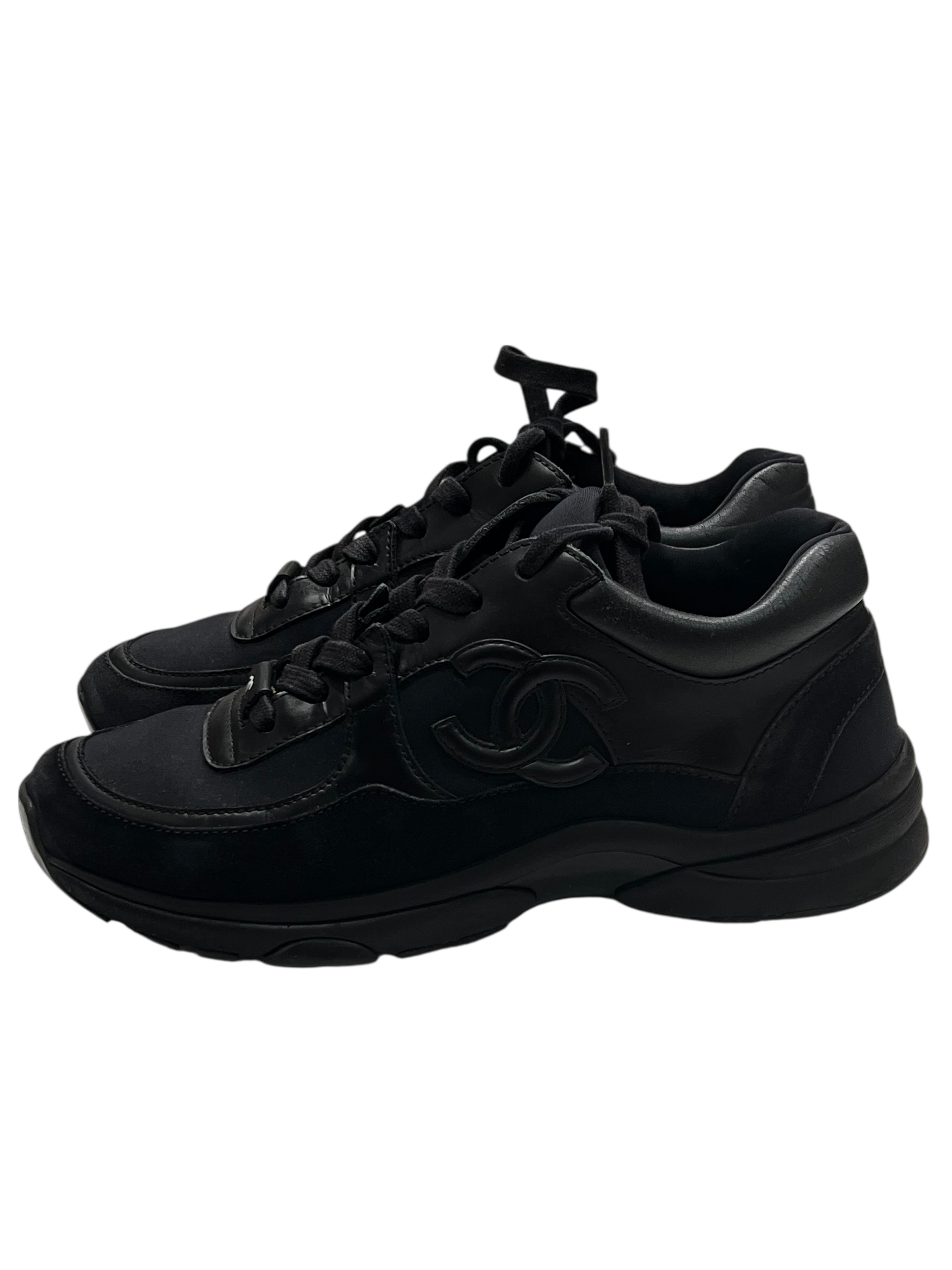 Chanel - Sneakers supermarket noires t37