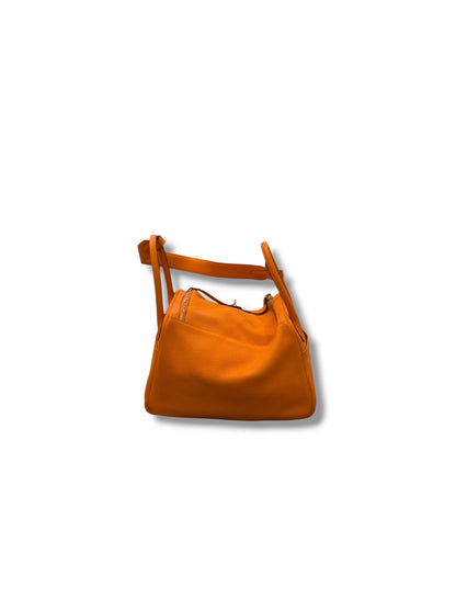 Hermès - Sac Lindy 30 Orange PHW