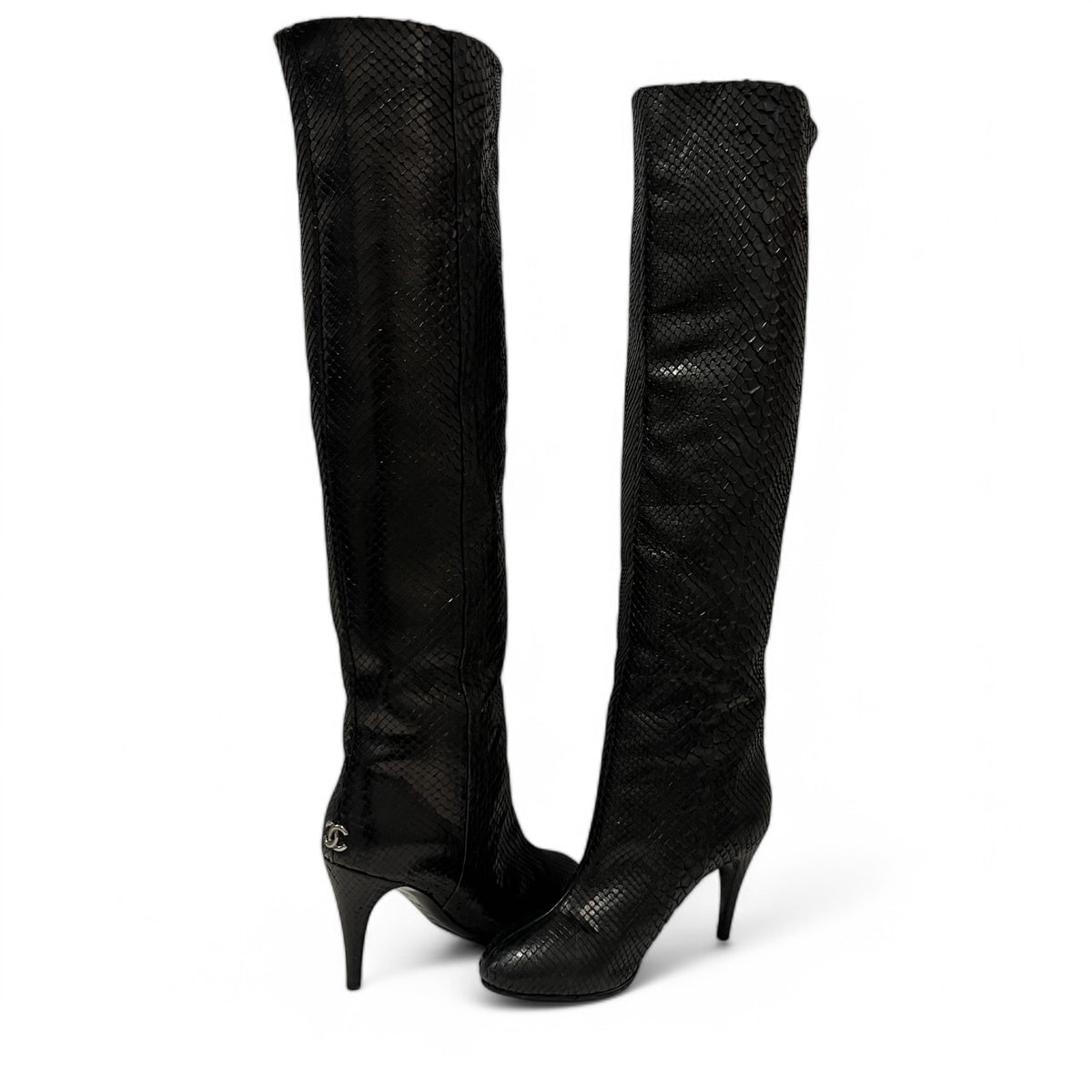 Chanel - Python boots