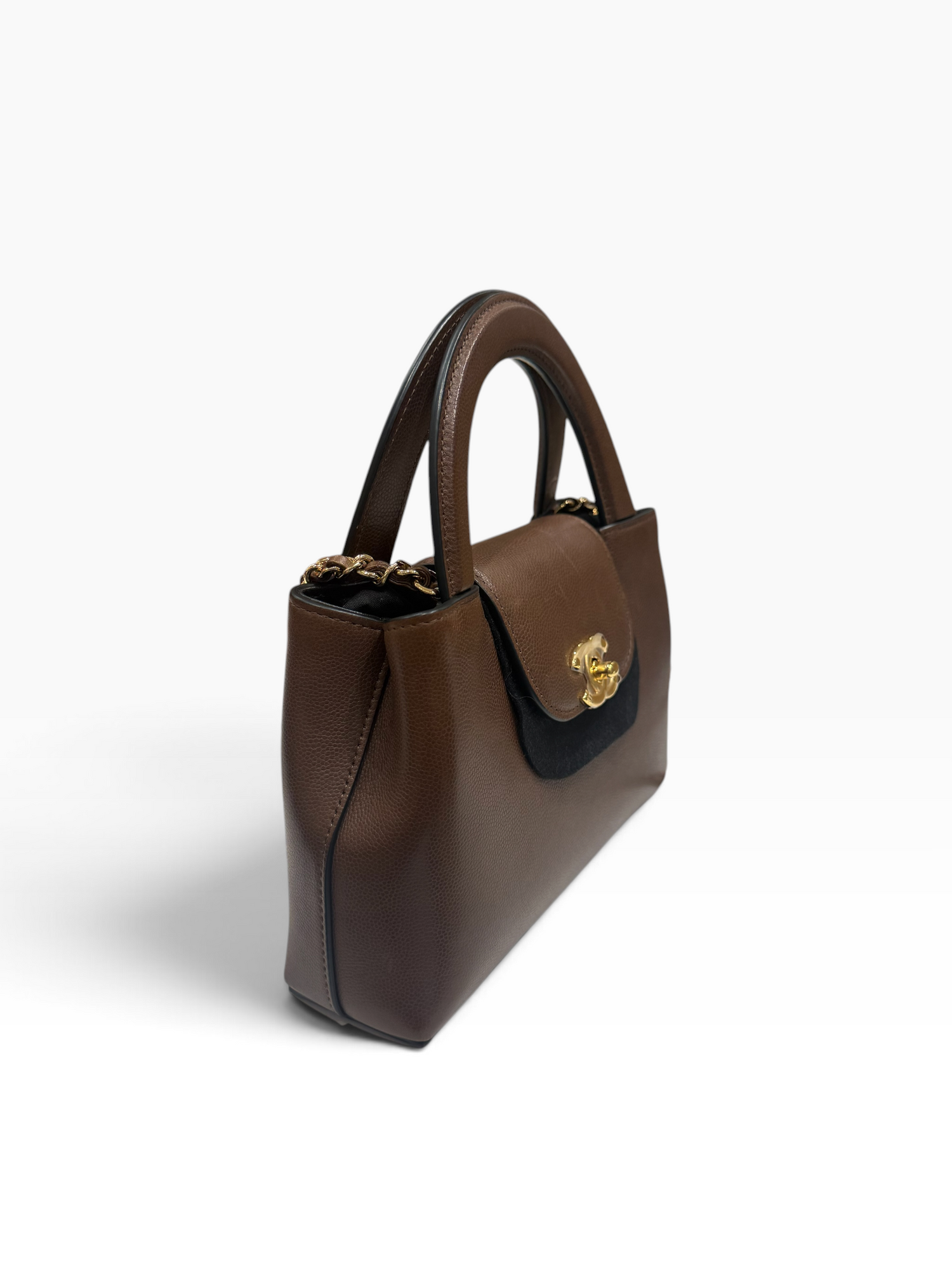 Chanel - Sac Kelly petit shopping édition en cuir Barenia