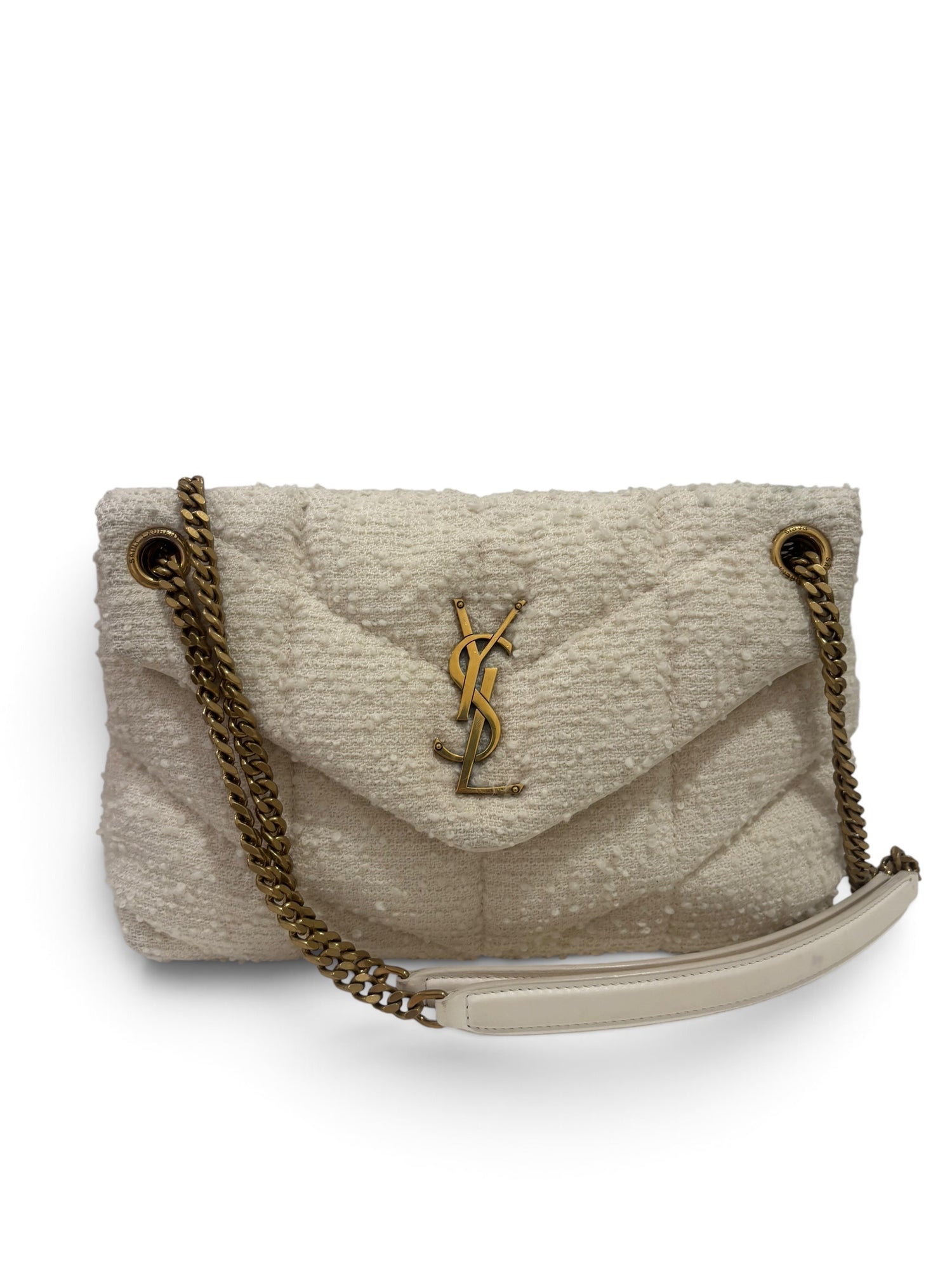 Yves Saint Laurent - Sac Loulou Puffer en tweed