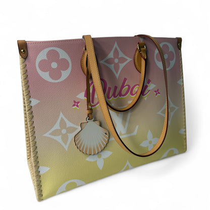 Louis Vuitton - Sac cabas on the go édition limitée Dubaï