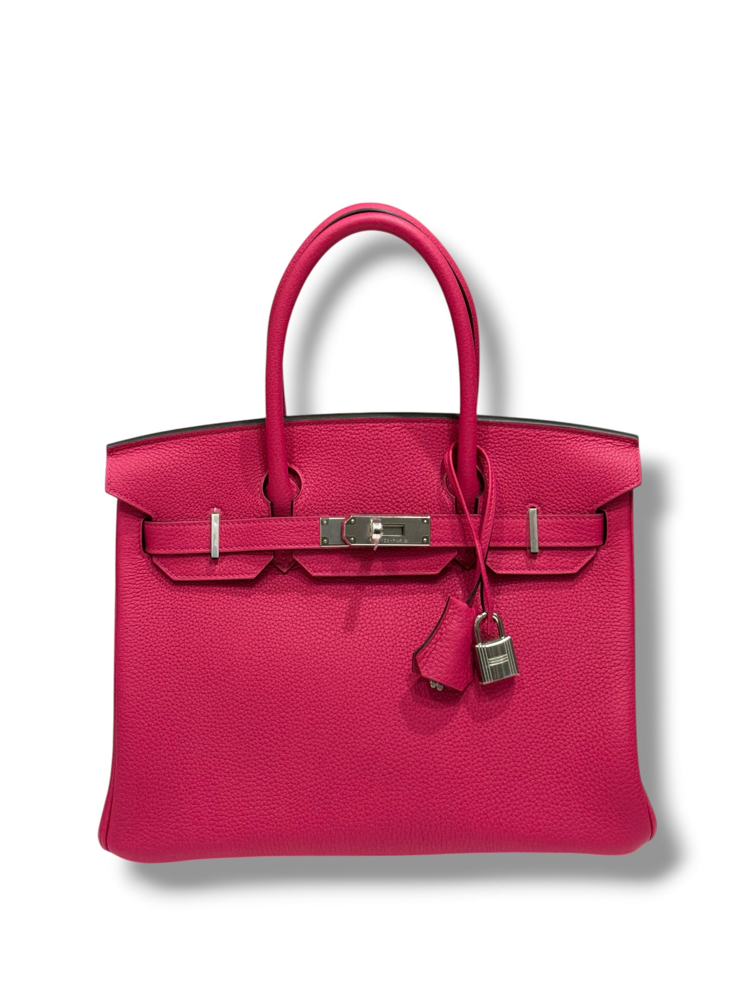 Hermès - Sac Birkin 30 Rose Mexico PHW