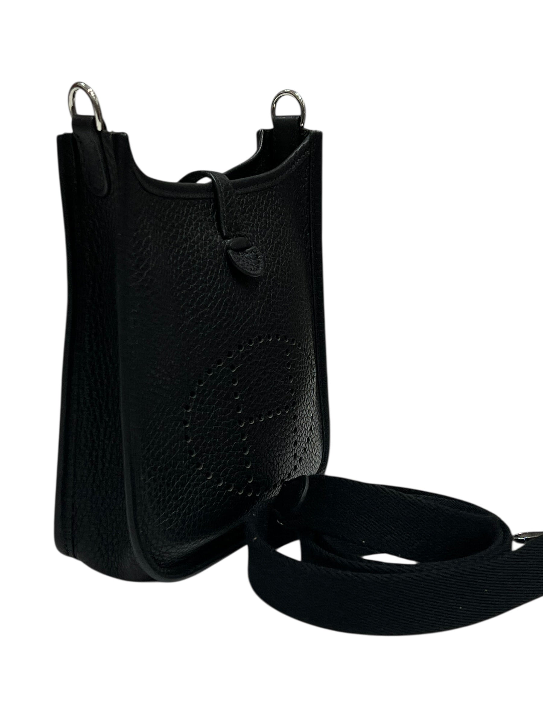Sac Hermès Evelyne 16 Noir | Les Folies d’Eugénie