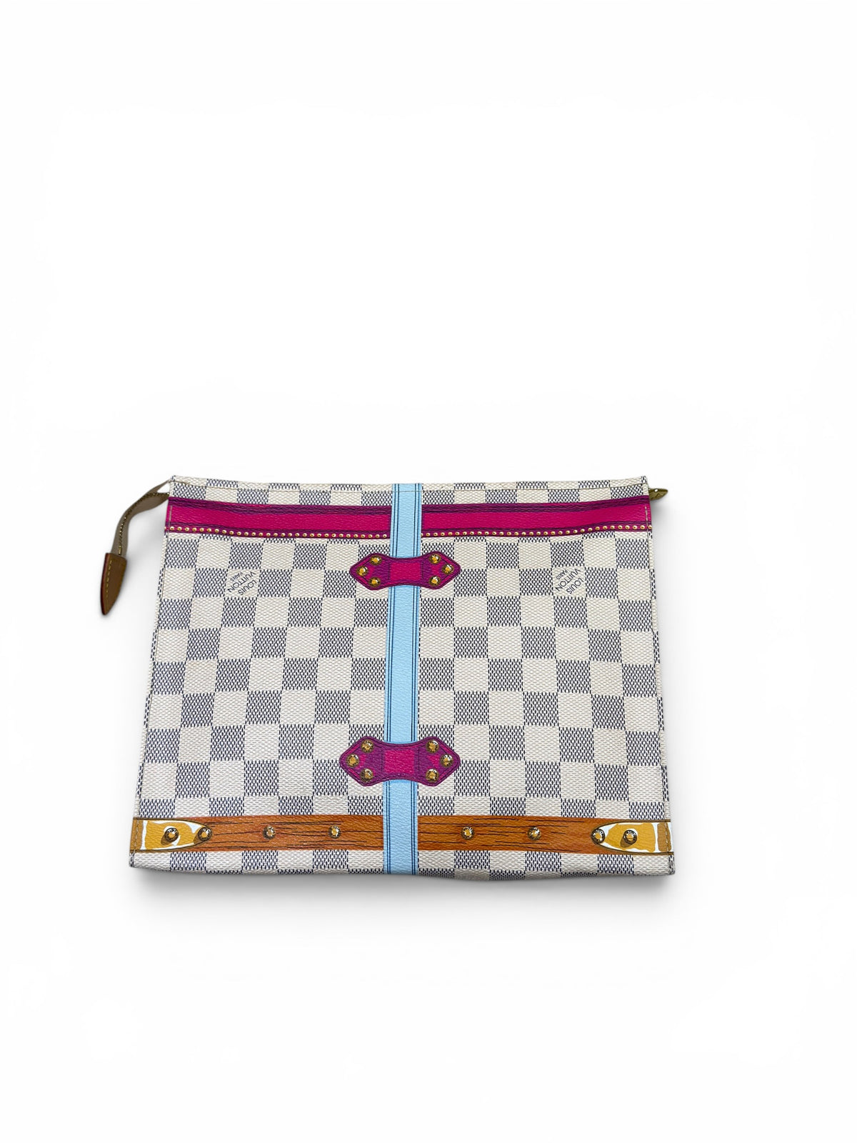 Louis Vuitton - Pochette Damier azur édition spéciale Saint Tropez