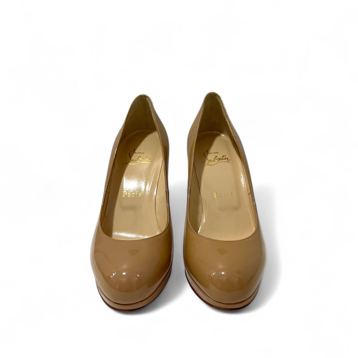 Louboutin - Pumps aus lackiertem Leder Gr. 37