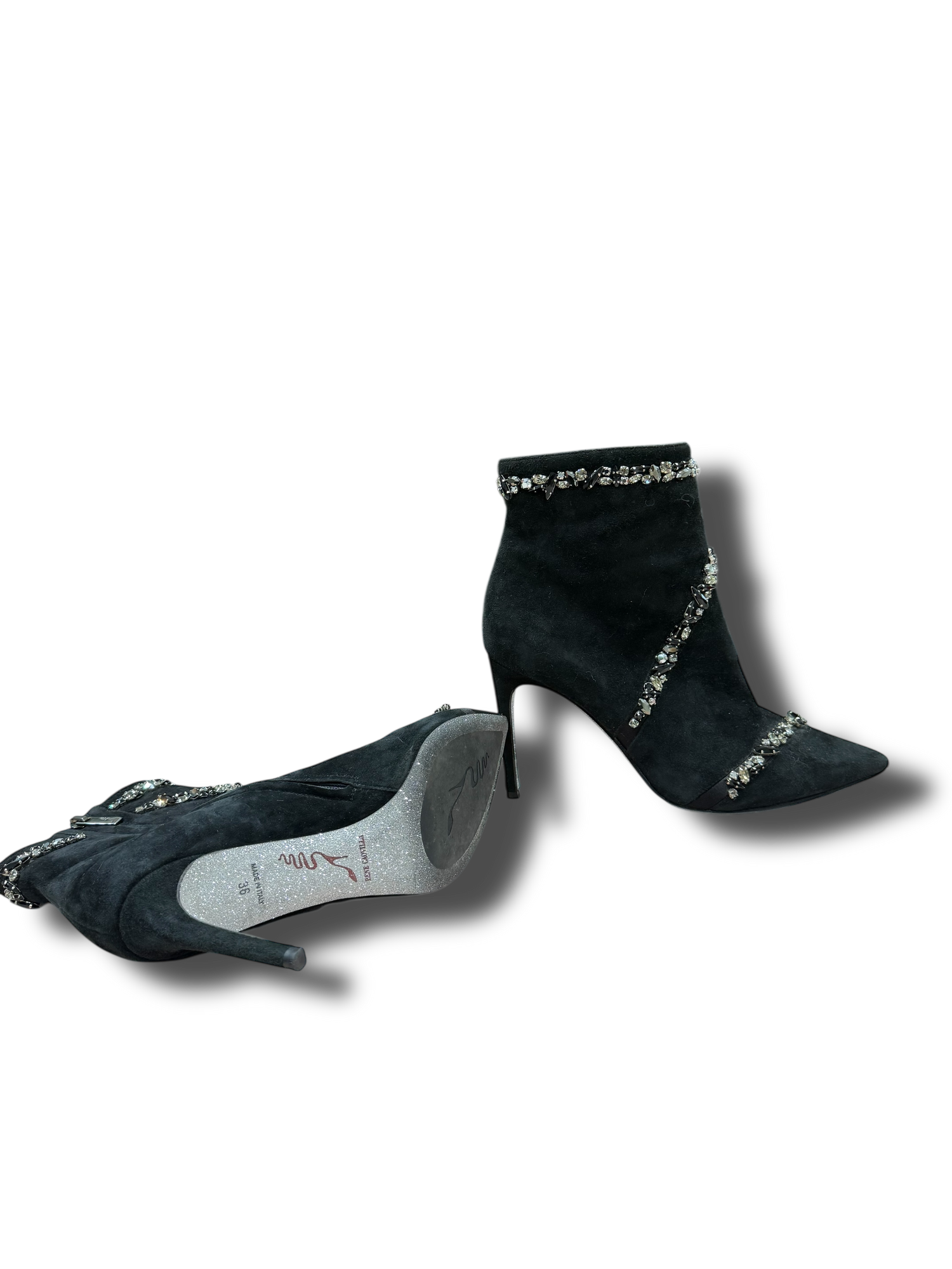 René Caovilla - Bottines strass T36