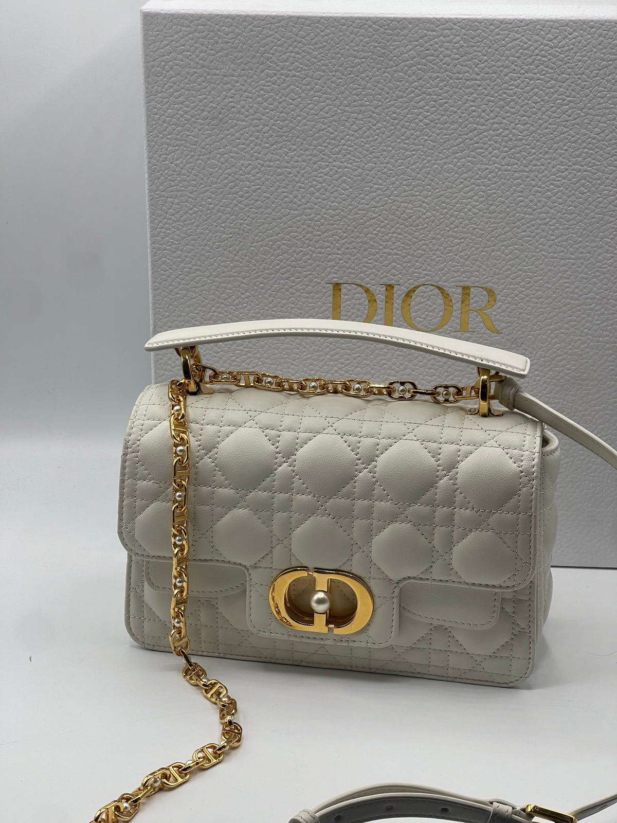 Dior - Dior Jolie Small Top Handle Bag Latte