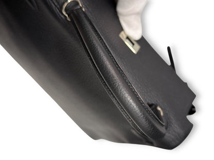 Sac Hermès Kelly 32 Togo Retourné Noir | Les Folies d’Eugénie