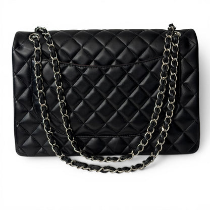 Chanel - Maxi Jumbo cuir d’agneau noir