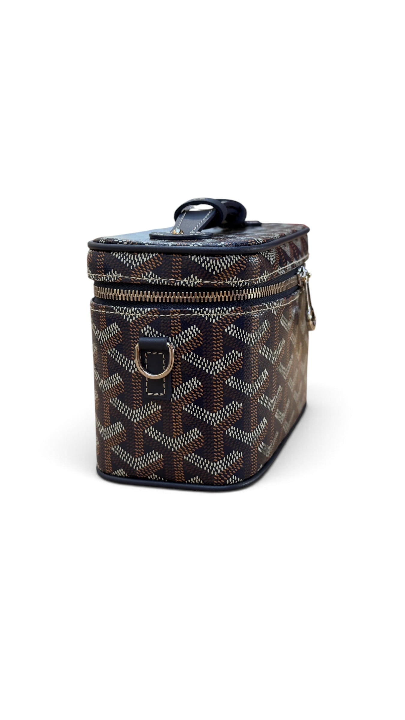 Goyard - Mini vanity toile jacquard bleu