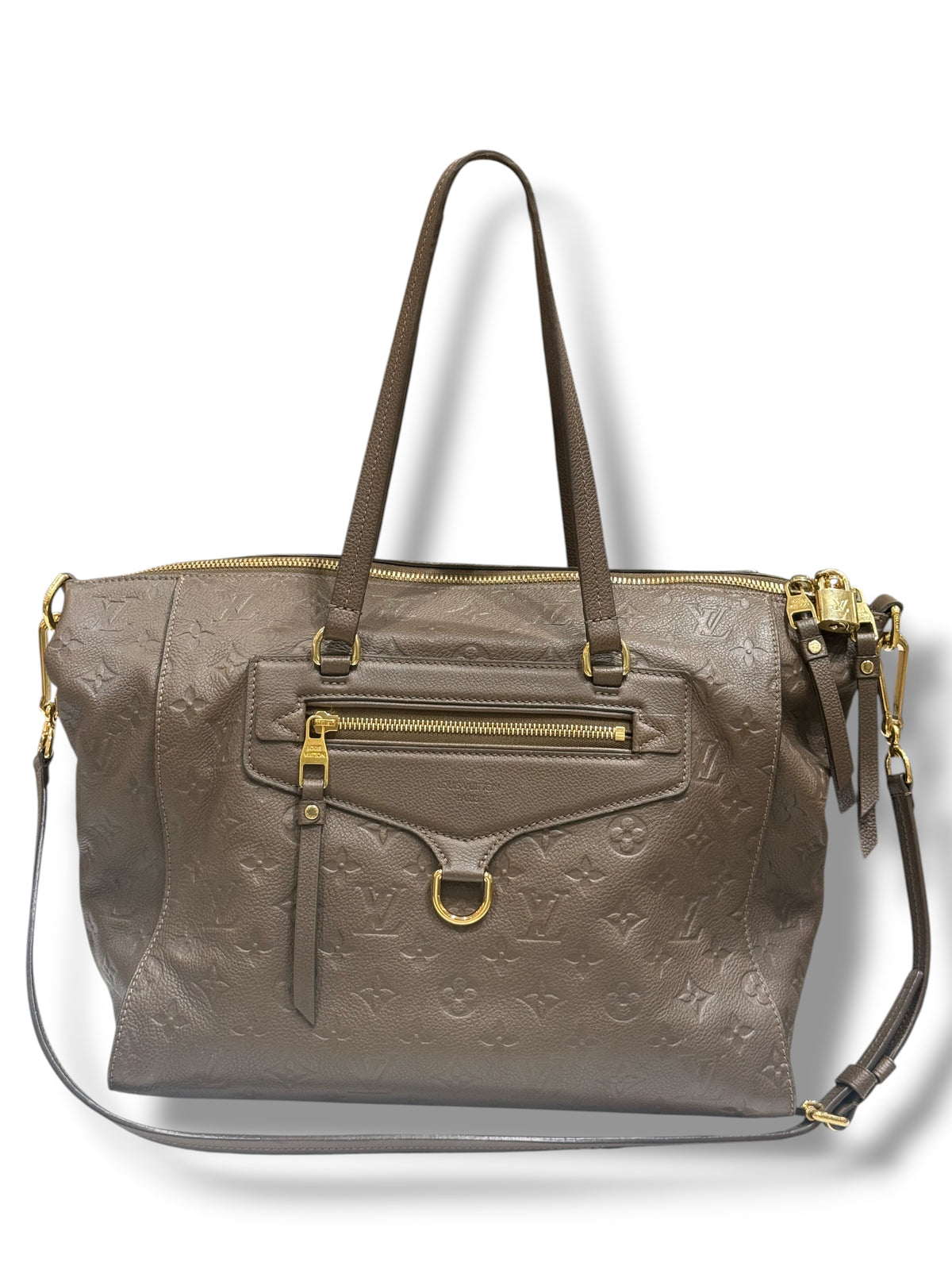 Louis Vuitton - Sac Lumineuse Monogram Taupe